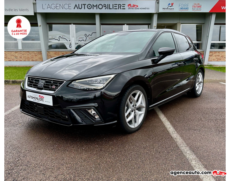 Gebrauchtwagenkauf, Günstige Gebrauchtwagen | Automobilienagentur Seat Ibiza V 1.0L  TSI 115 ch Start/Stop FR DSG7 /TO électrique/PACK BEATS/PACK CONNECT Noir Jahr 2020 Automatique Essence